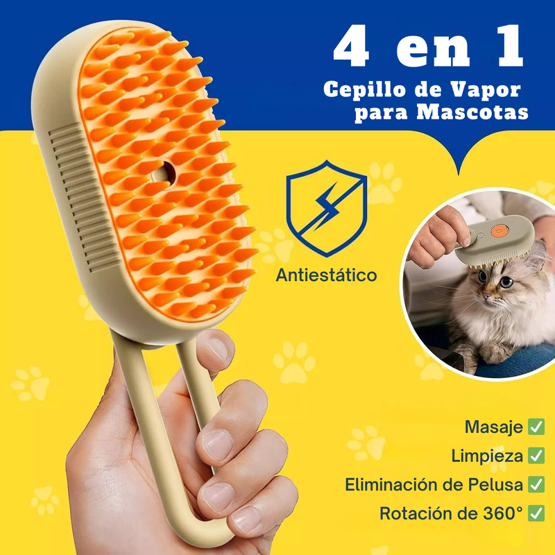 CEPILLO VAPORIZADOR PREMIUM MASCOTAS - (¡Últimas unidades en stock!)